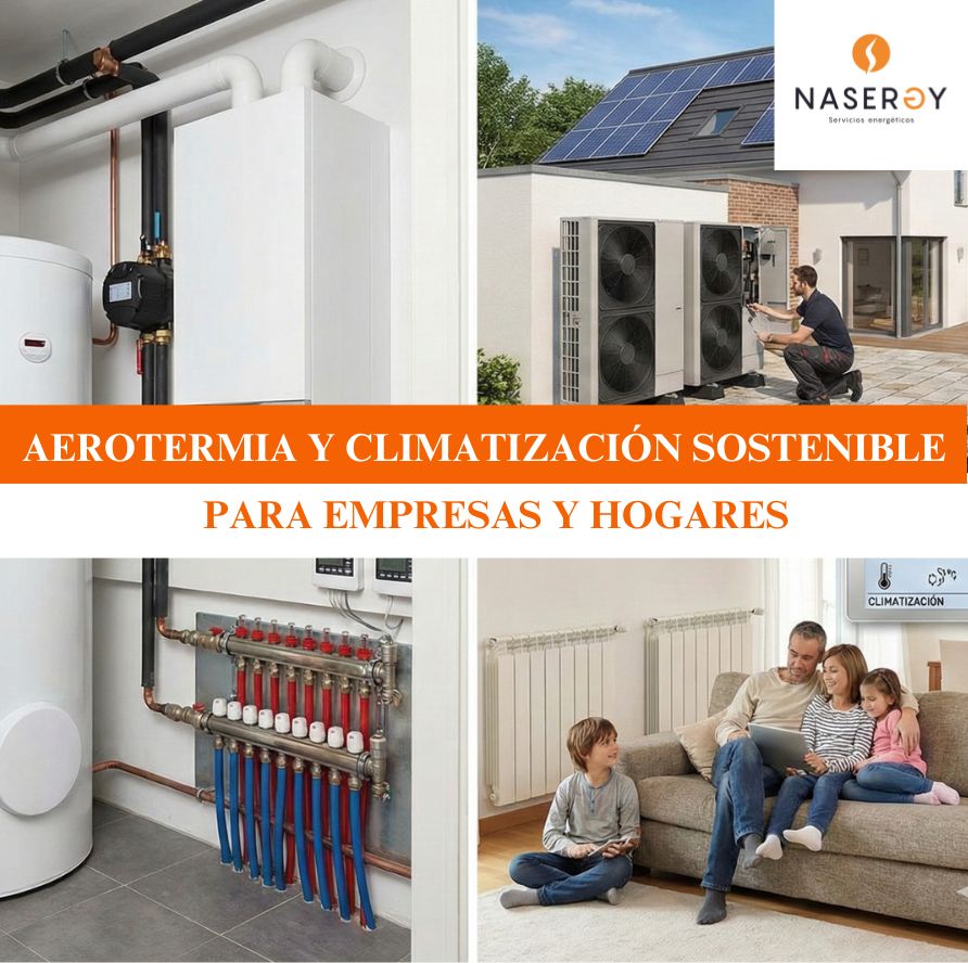 Aerotermia y climatización sostenible para empresas y hogares