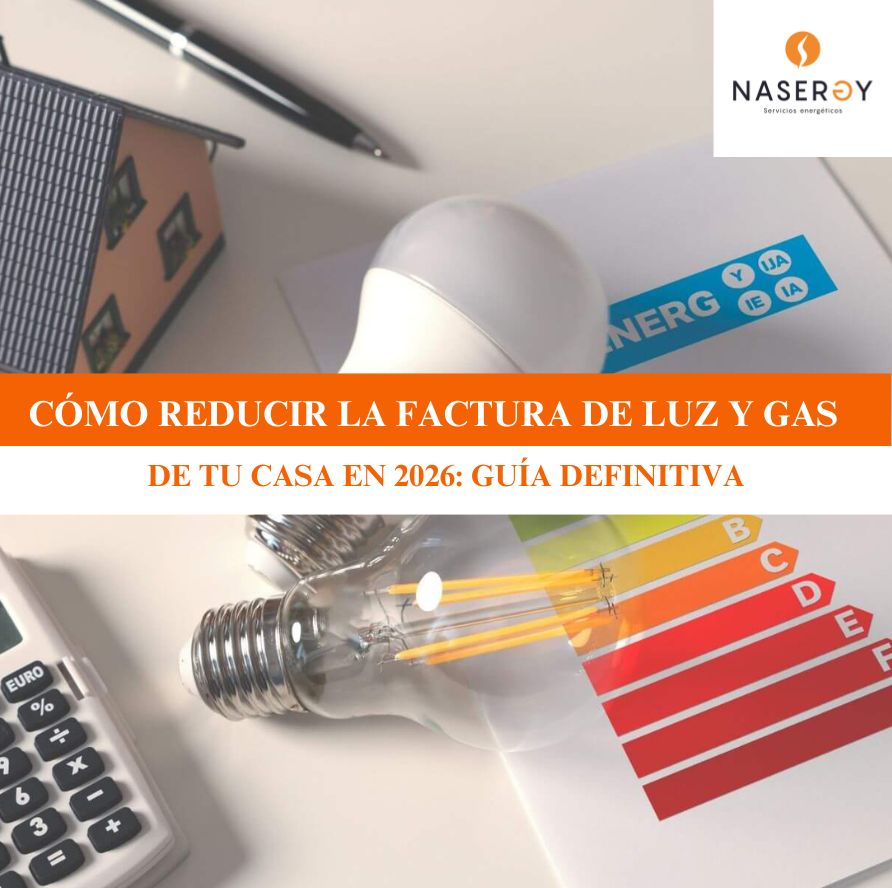 como reducir factura luz y gas en casa en 2026